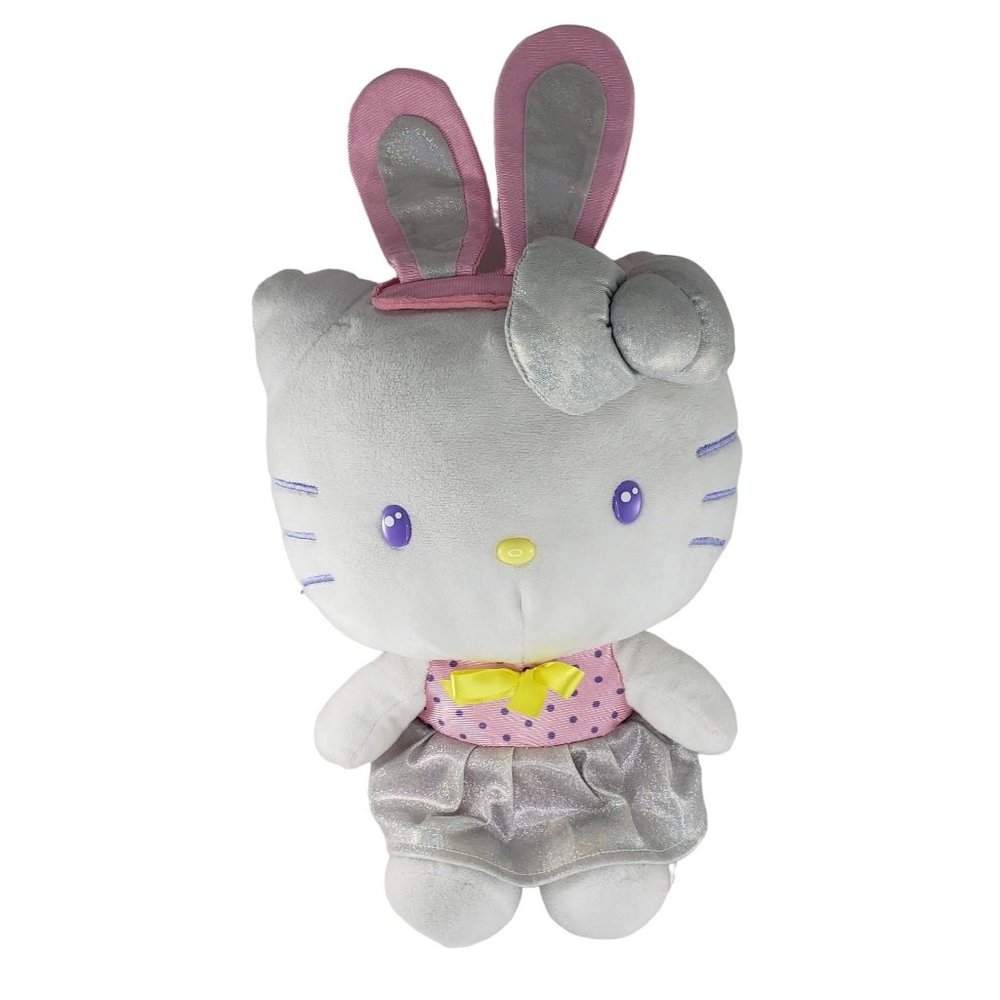 Hello Kitty Easter Bunny Ears Sanrio 2018 Plush Stuffed Animal